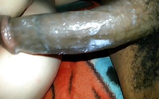 Creamy sleepy pussy. BBC fucks me doggystyle and tries to get some anal