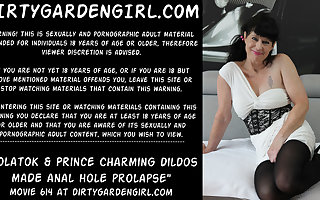Solatok & Prince Charming extreme dildos of Dirtygardengirl