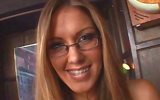 Stepdaughter In Glass And Braces Gets Fucked