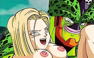 DBZ- Android 18 plus Cell Porn