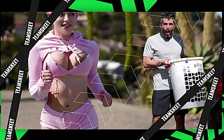 Lucky Stud Gets Adopted Relating to Freaky Training And Fills His New Big Titted Stepmommy With Huge Load
