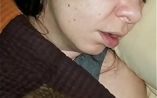 Drunk cum slut gets a mouthful and a doll-sized